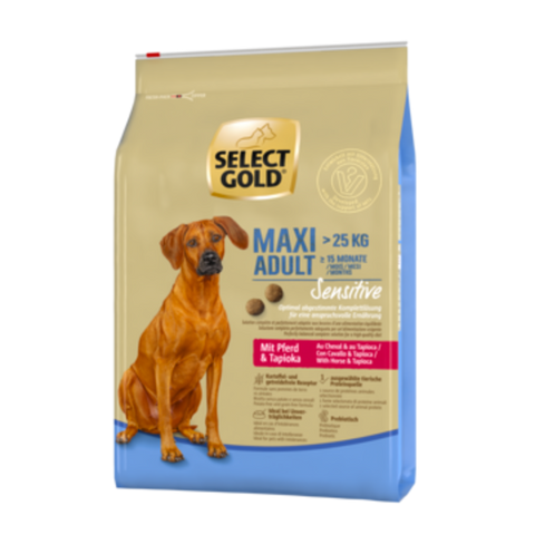 Adult Sensitive Maxi hest & tapioka 4 kg