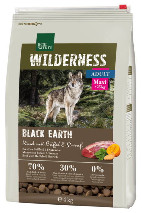 Adult Wild. Black Earth Maxi okse, struds & bøffel 4 kg
