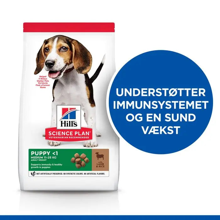 Puppy Medium lam og ris 14 kg