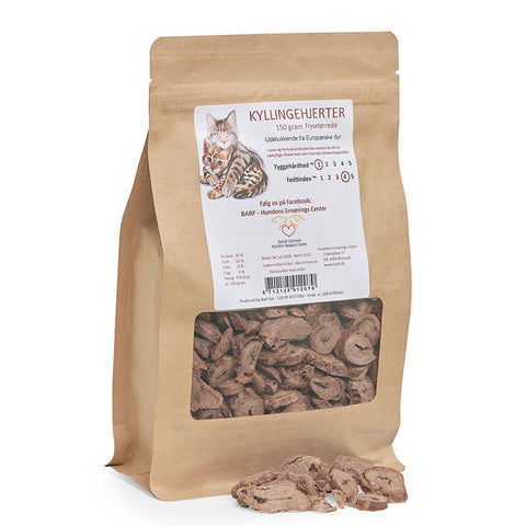 Kyllingehjerter frysetørret150 g