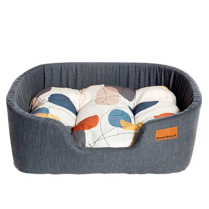 Colour Block Silver Lux Grå