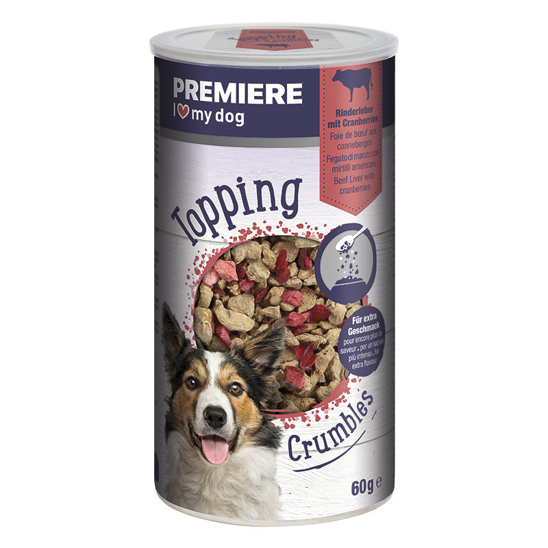 Topping Sprinkles okse, lever & tranebær, 60 g