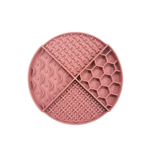 Slikkemåtte Rosie21x21x2,4 cm bordeaux