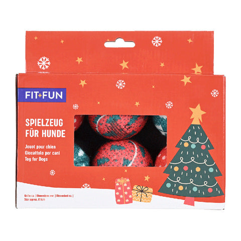 XMAS tennisbolde 6-pak