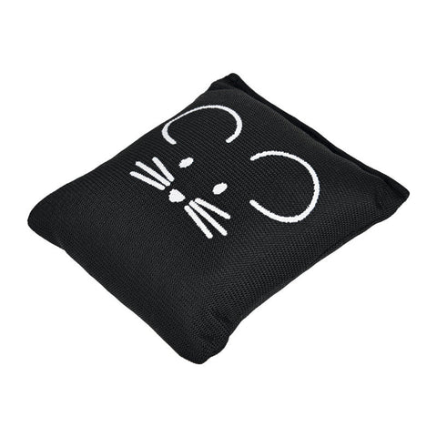 Hyggepude med catnip 7x9 cm sort